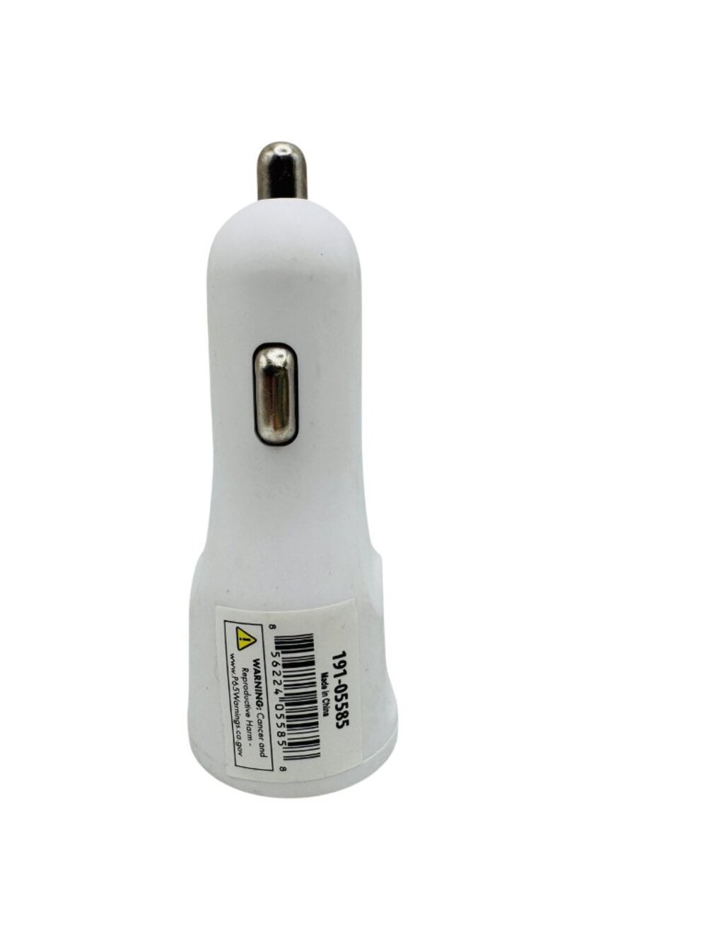 PowerUp Dual USB Car Charger 3.4A White Compact Design For Fast Charging Devices